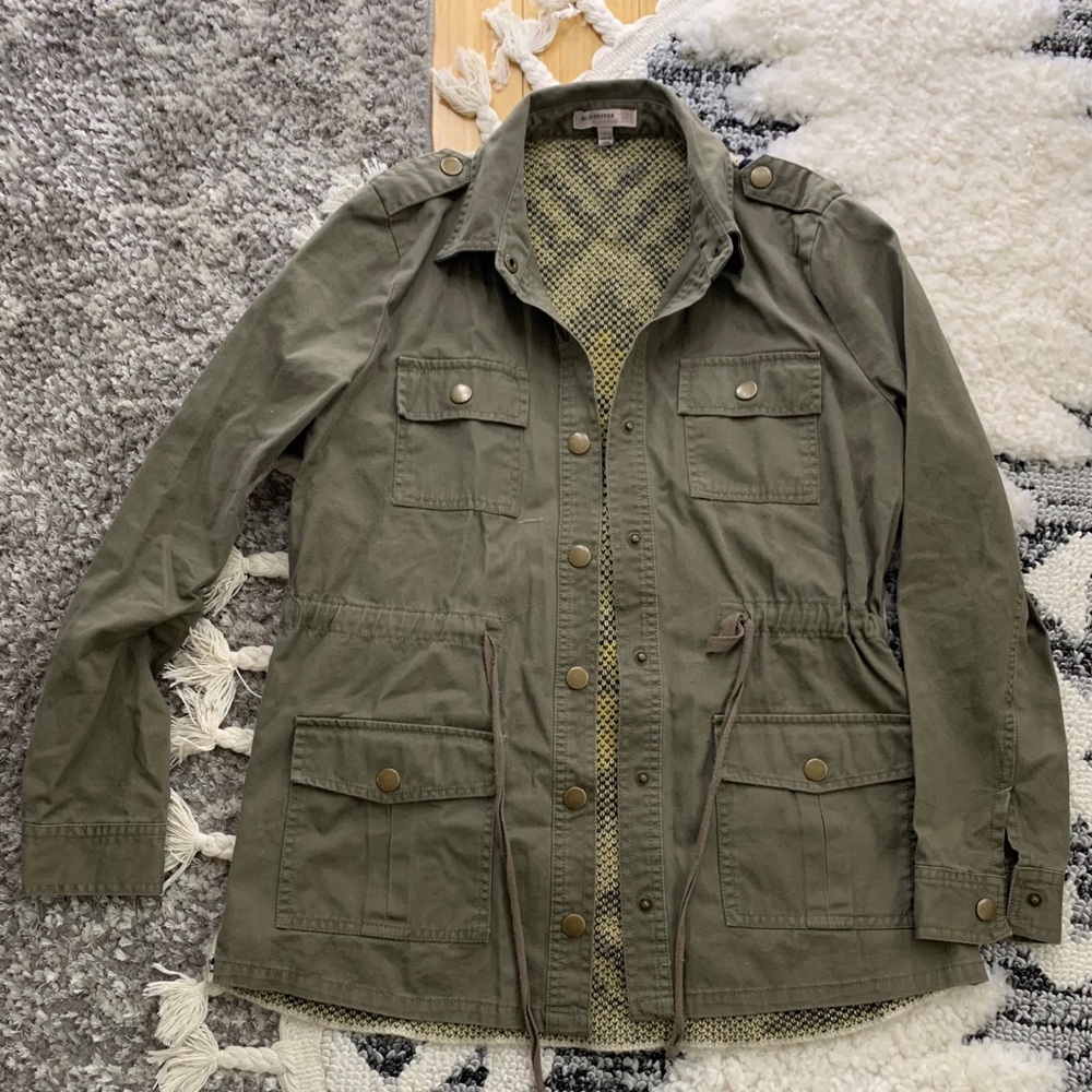 Vintage quilted army jacket